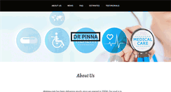 Desktop Screenshot of drpinna.com